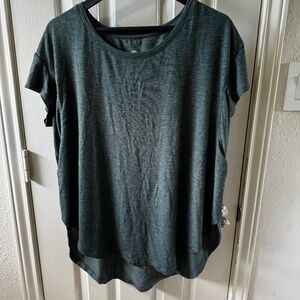 Champion dark green mesh athletic women's shirt